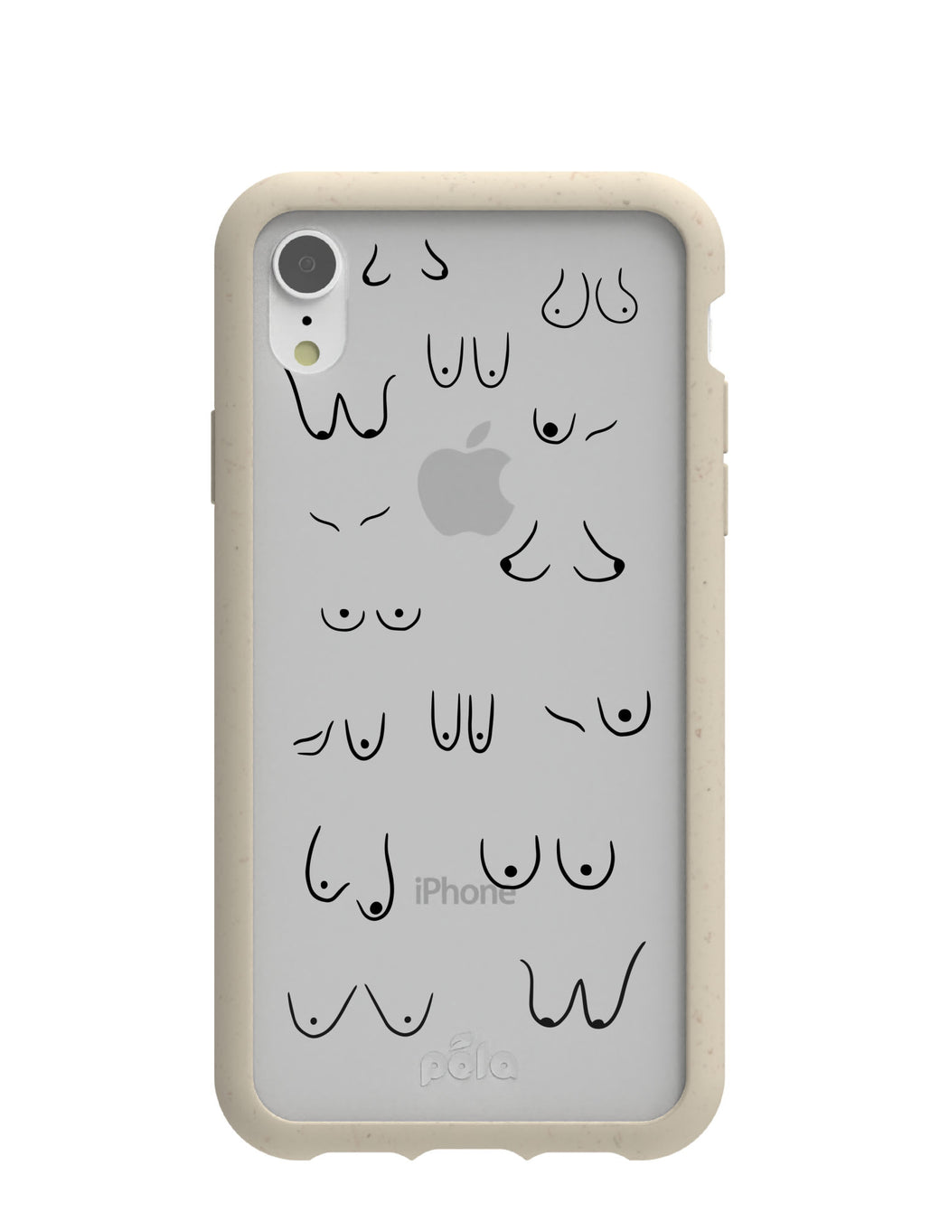 Clear Sister iPhone XR Case With London Fog Ridge