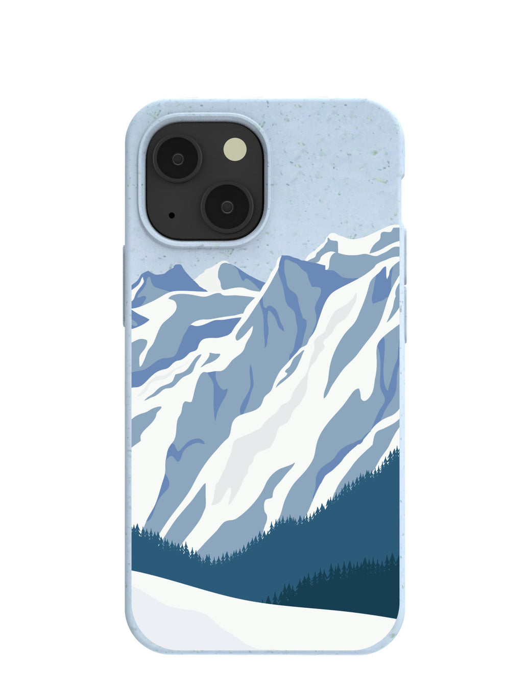 Powder Blue Slopes Calling iPhone 13 Mini Case