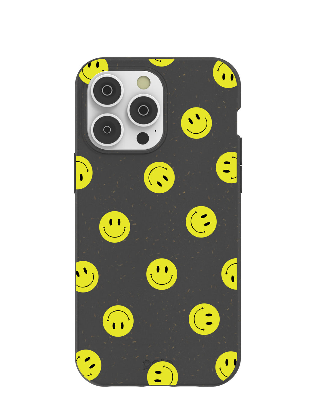 Black Smiley iPhone 14 Pro Max Case with MagSafe Module