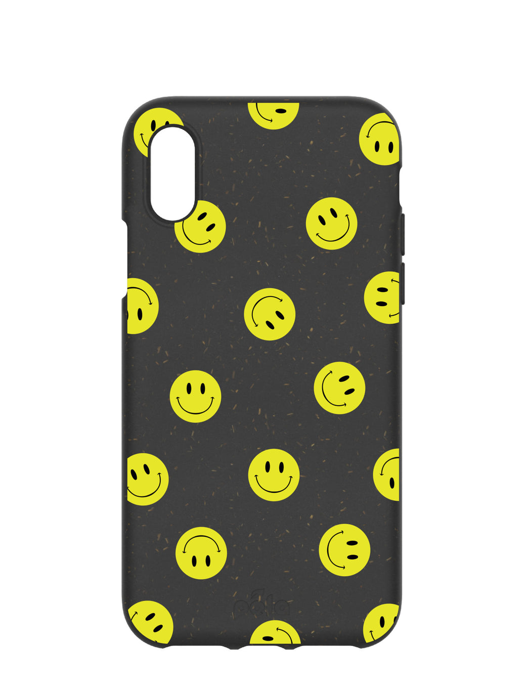 Black Smiley iPhone X Case
