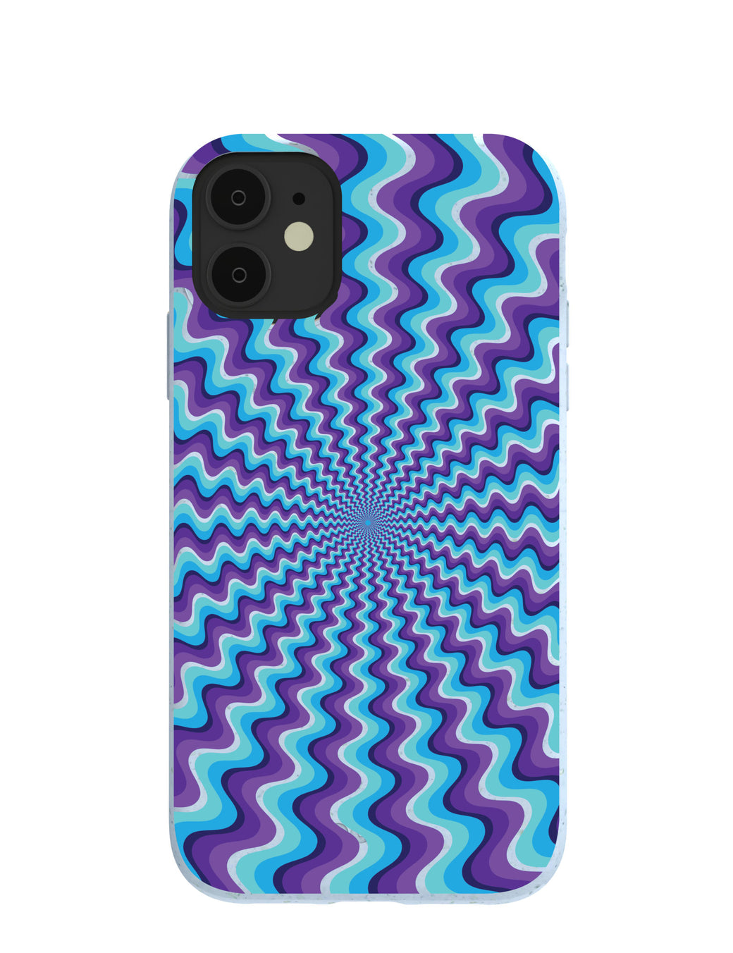 Powder Blue Spiral iPhone 11 Case