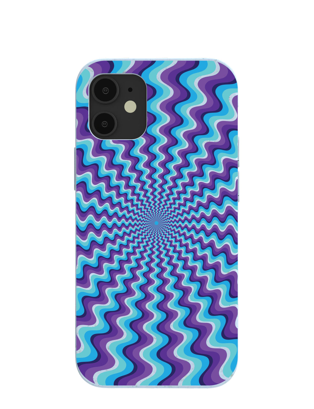 Powder Blue Spiral iPhone 12 Mini Case