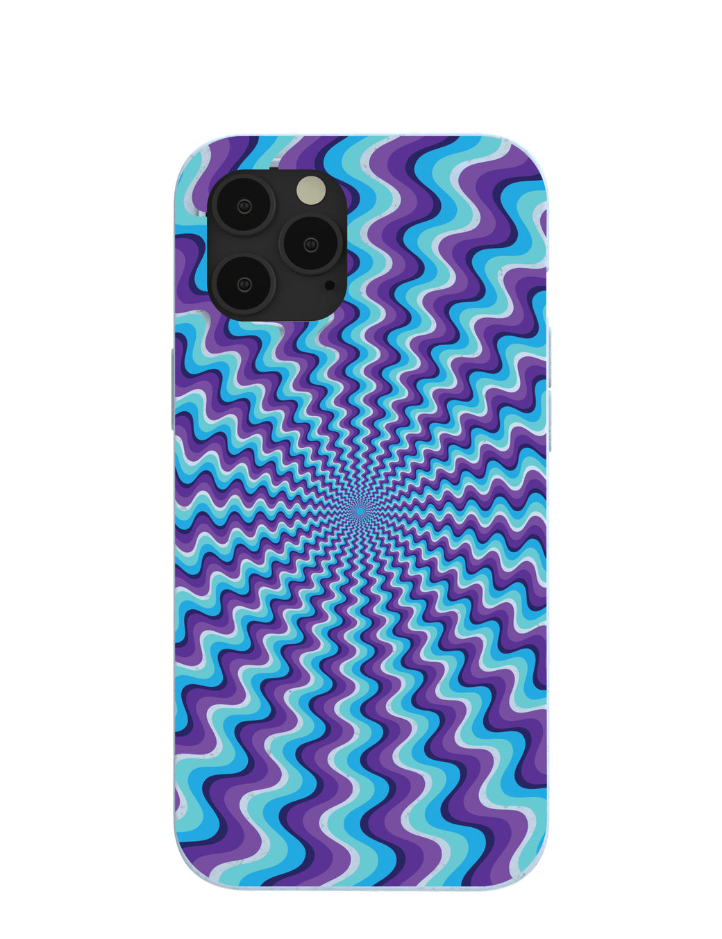 Powder Blue Spiral iPhone 12 Pro Max Case