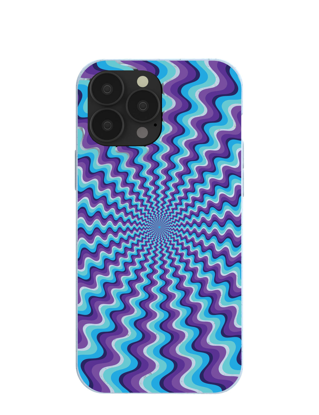 Powder Blue Spiral iPhone 13 Pro Max Case