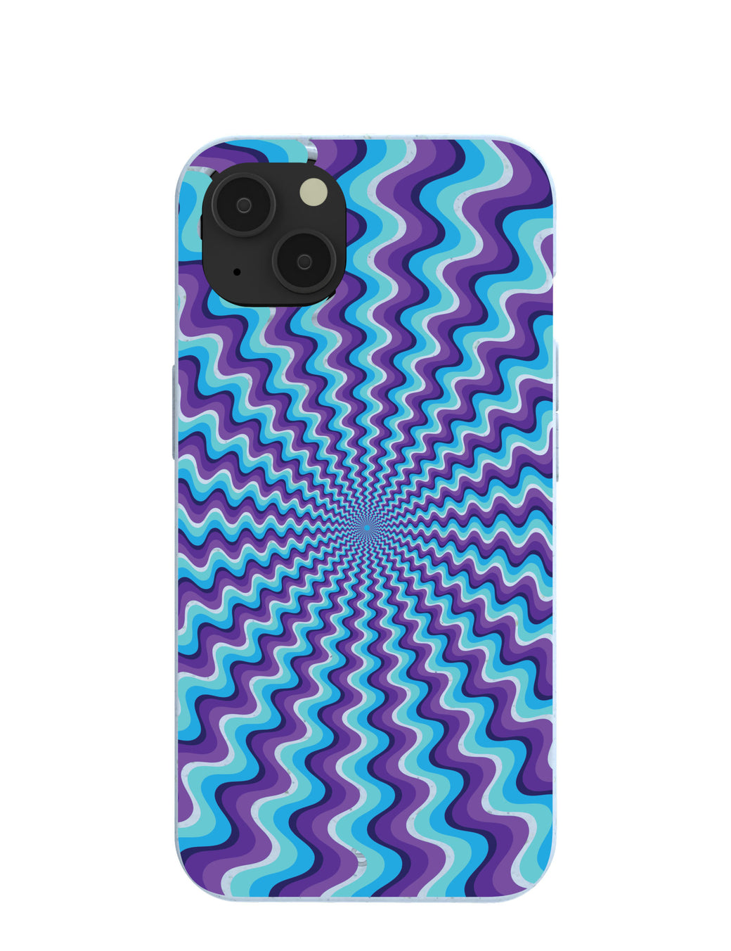 Powder Blue Spiral iPhone 13 Case