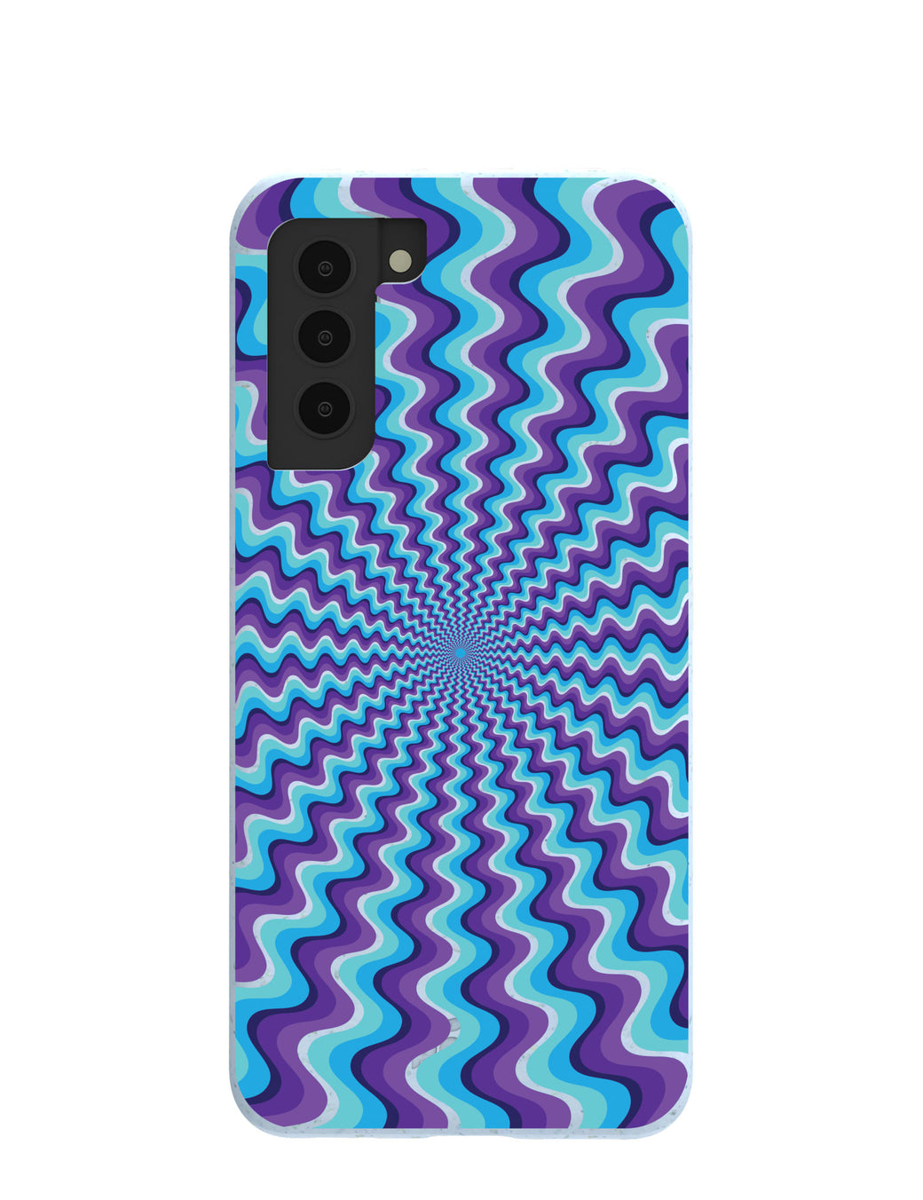 Powder Blue Spiral Samsung Galaxy S21 Case