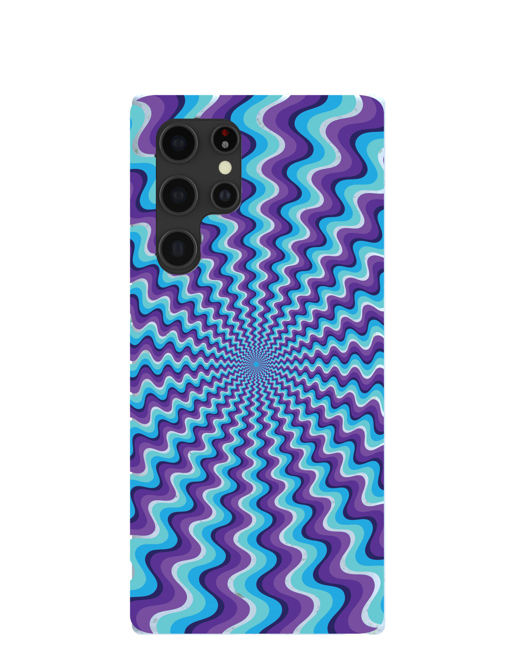 Powder Blue Spiral Samsung Galaxy S22 Ultra Case