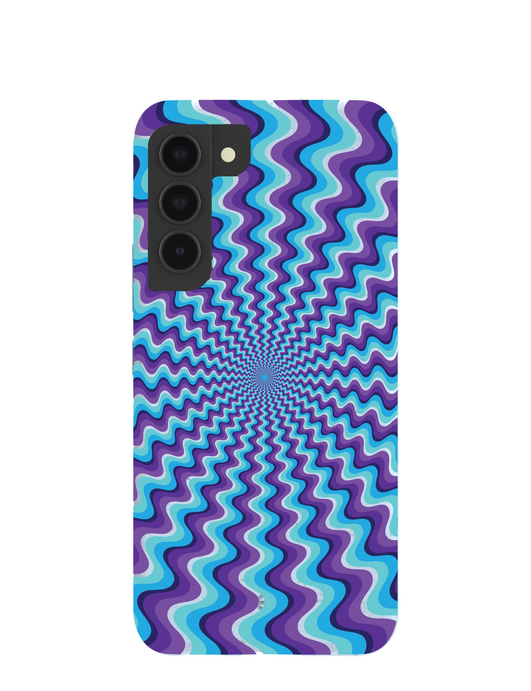 Powder Blue Spiral Samsung Galaxy S22 Case