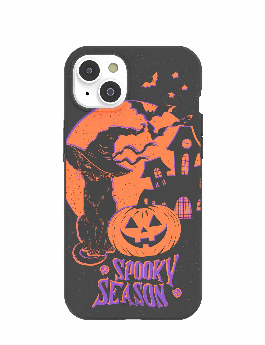 Black Spooky Szn iPhone 14 Plus Case with MagSafe Module