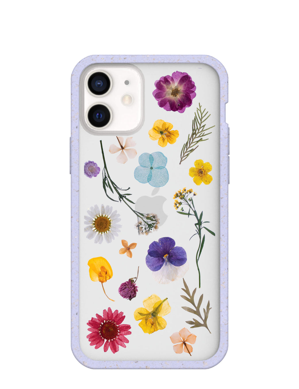 Clear Springtime iPhone 12 Mini Case With Lavender Ridge