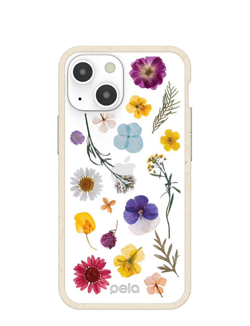 Clear Springtime iPhone 13 Mini Case With London Fog Ridge