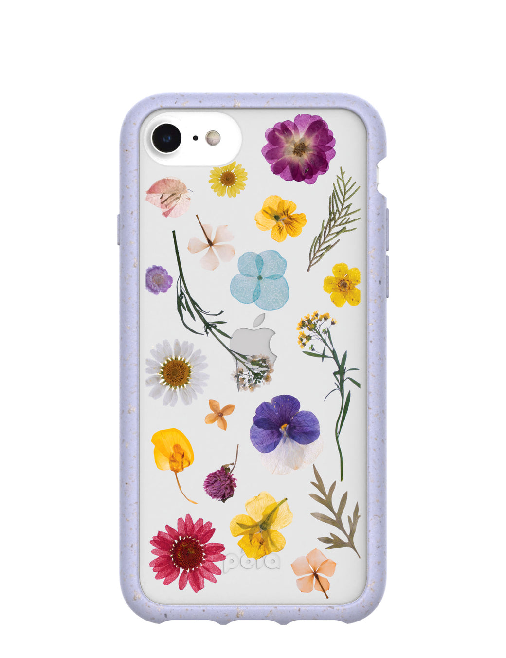 Clear Springtime iPhone 6/6s/7/8/SE Case With Lavender Ridge