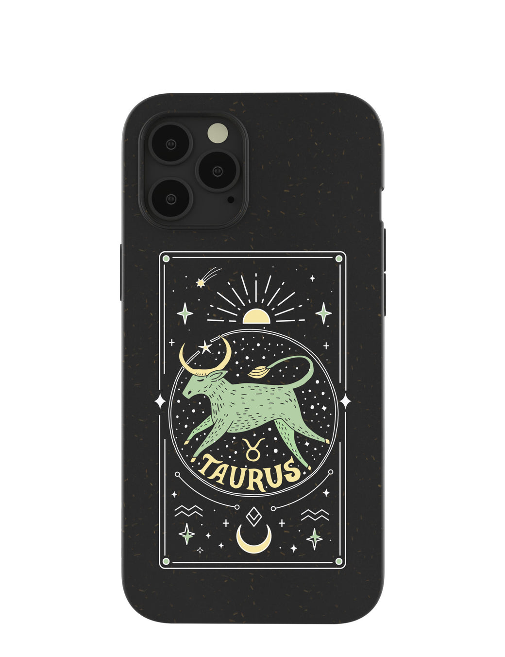 Black Taurus iPhone 12 Pro Max Case