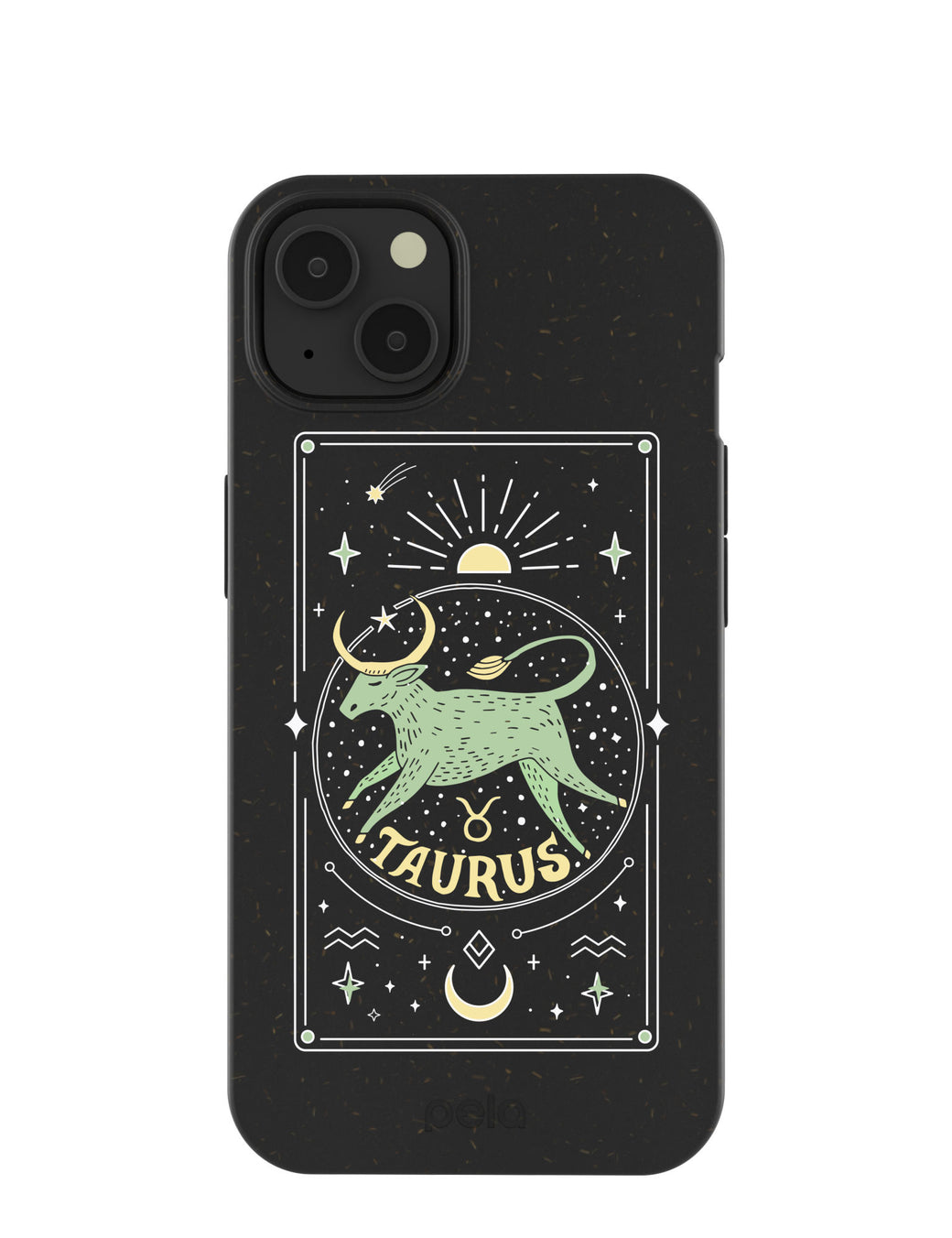 Black Taurus iPhone 13 Case