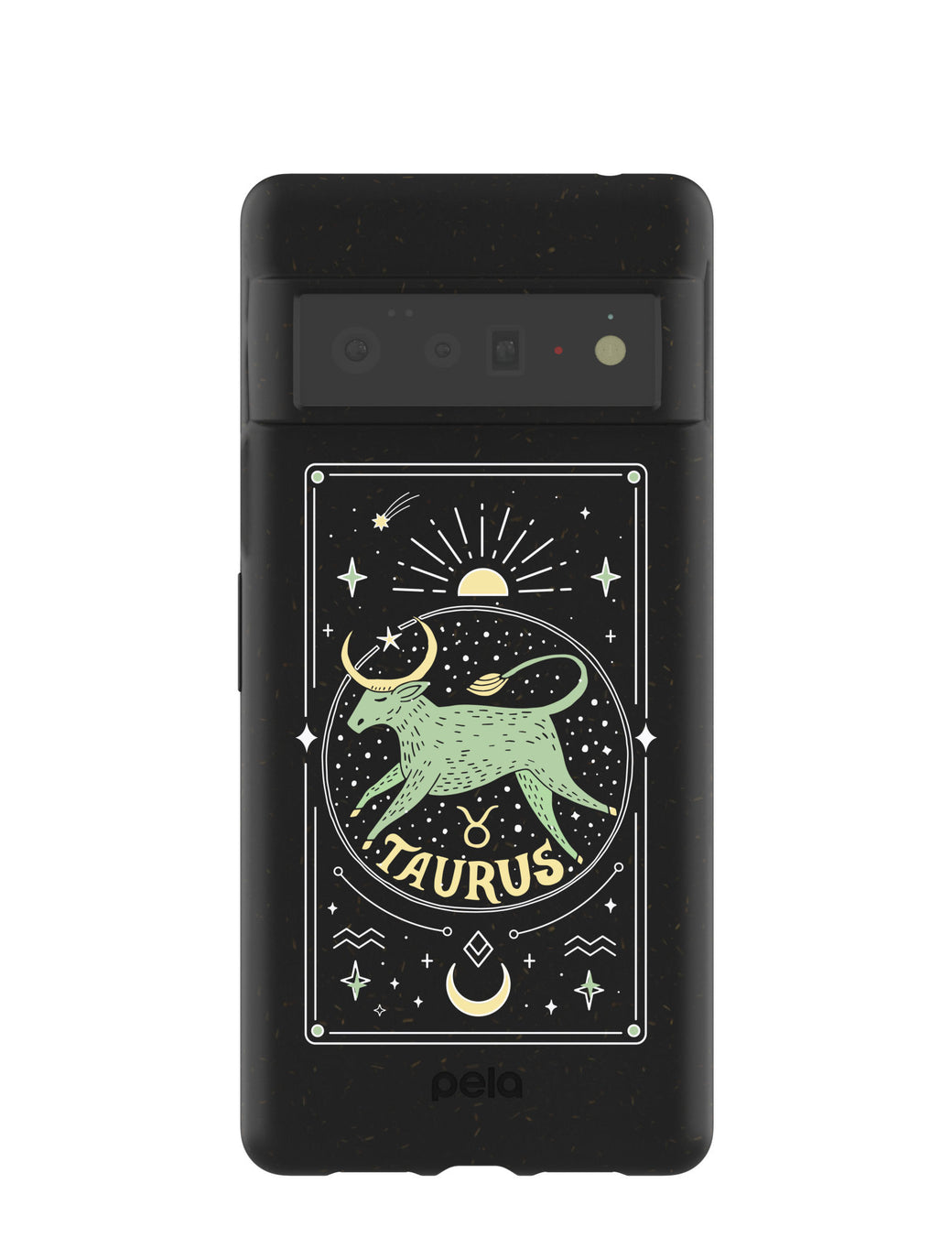 Black Taurus Google Pixel 6 Pro Case
