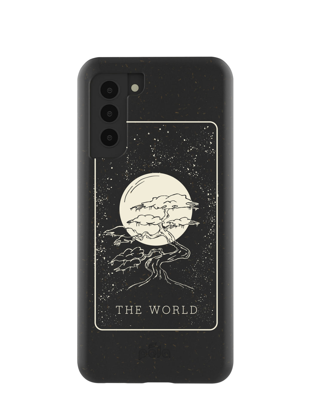 Black The World Samsung Galaxy S21 Case
