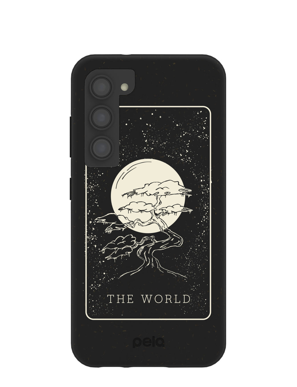 Black The World Samsung Galaxy S23 Case