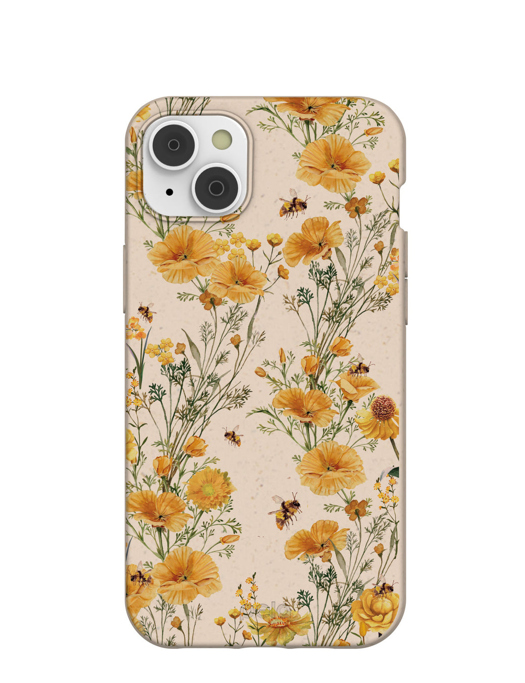 Seashell Vintage Bee iPhone 14 Plus Case with MagSafe Module