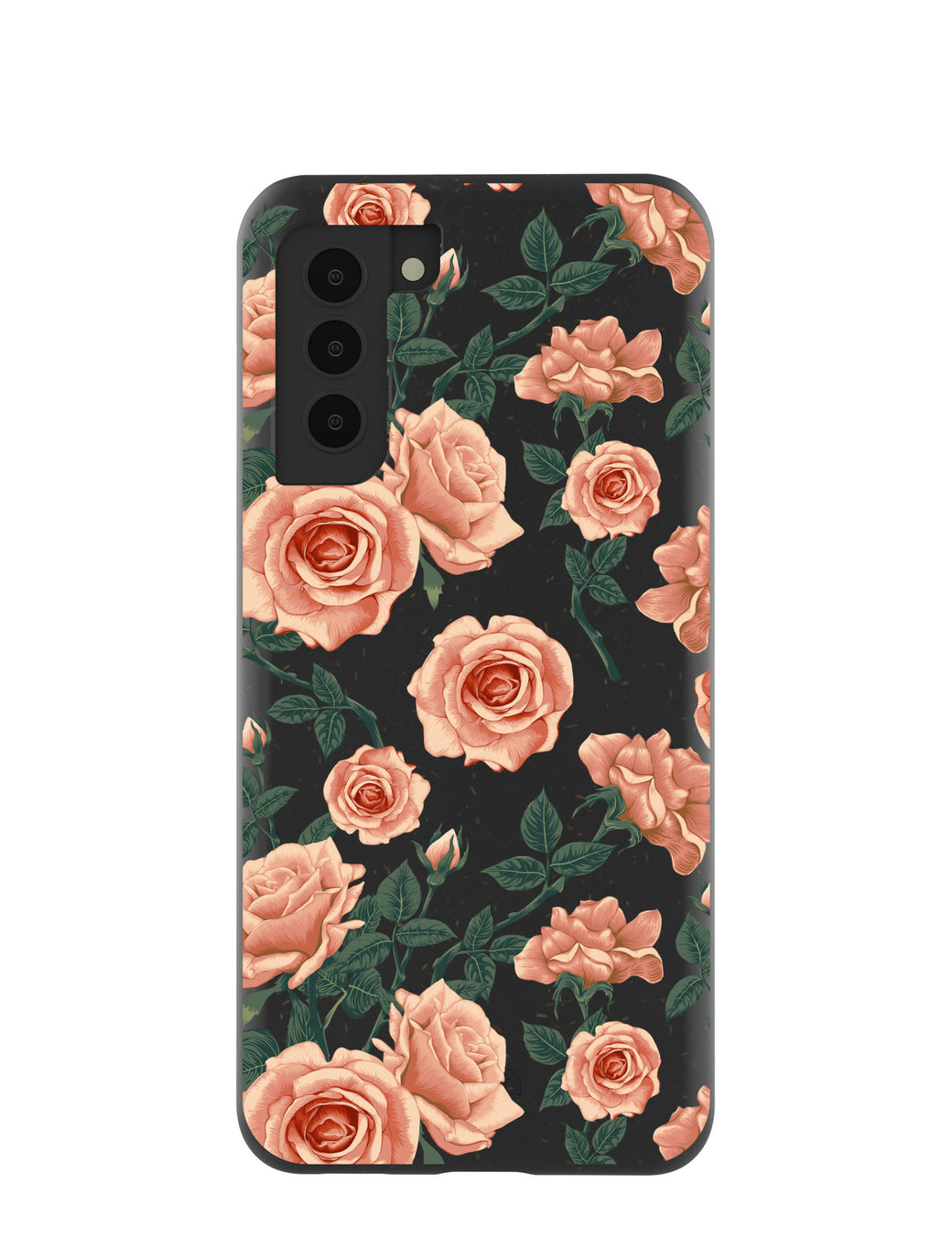 Black Vintage roses Samsung Galaxy S21 Case
