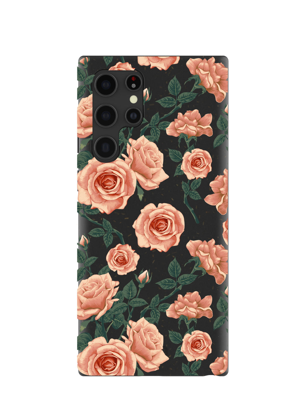 Black Vintage roses Samsung Galaxy S22 Ultra Case