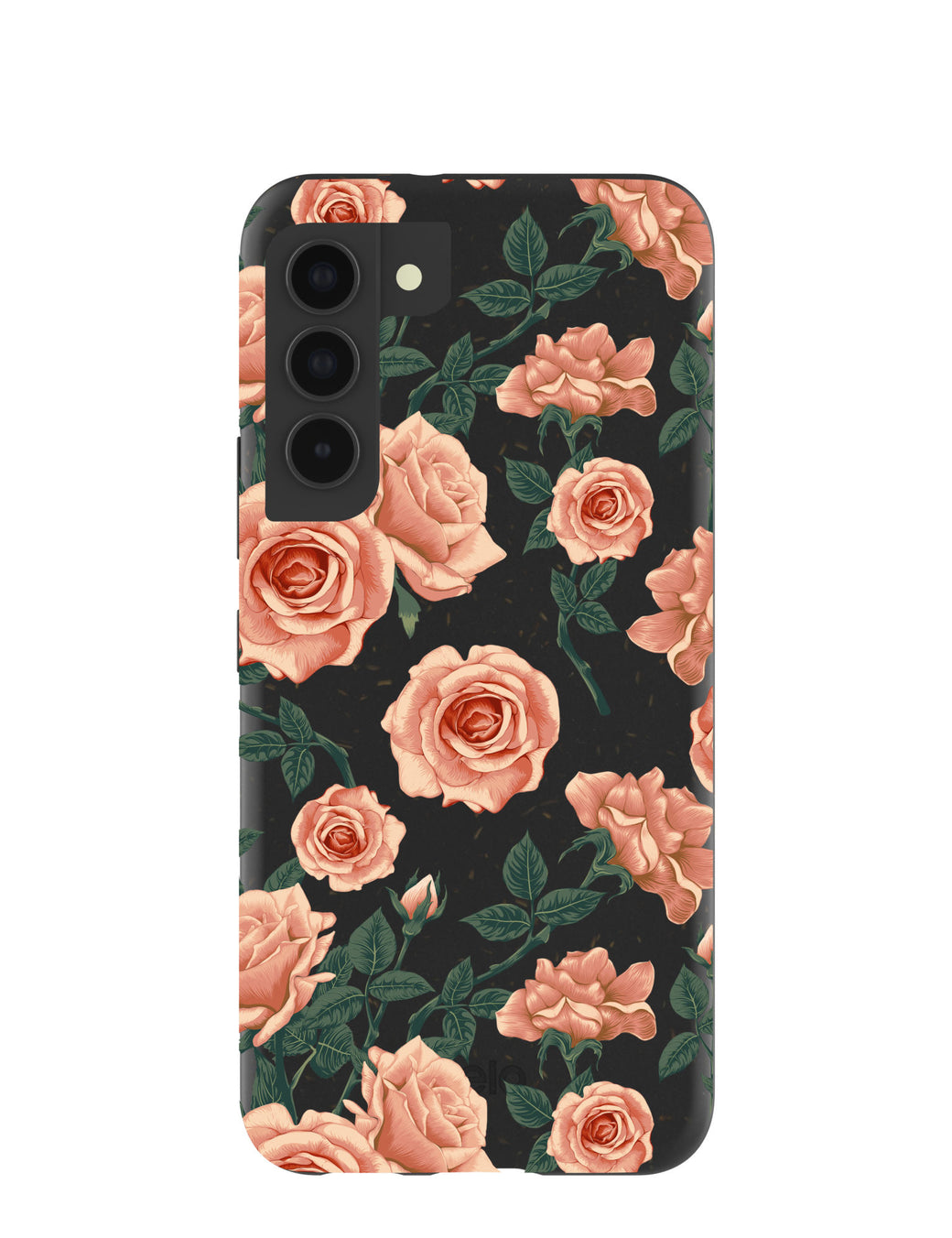 Black Vintage roses Samsung Galaxy S22 Case