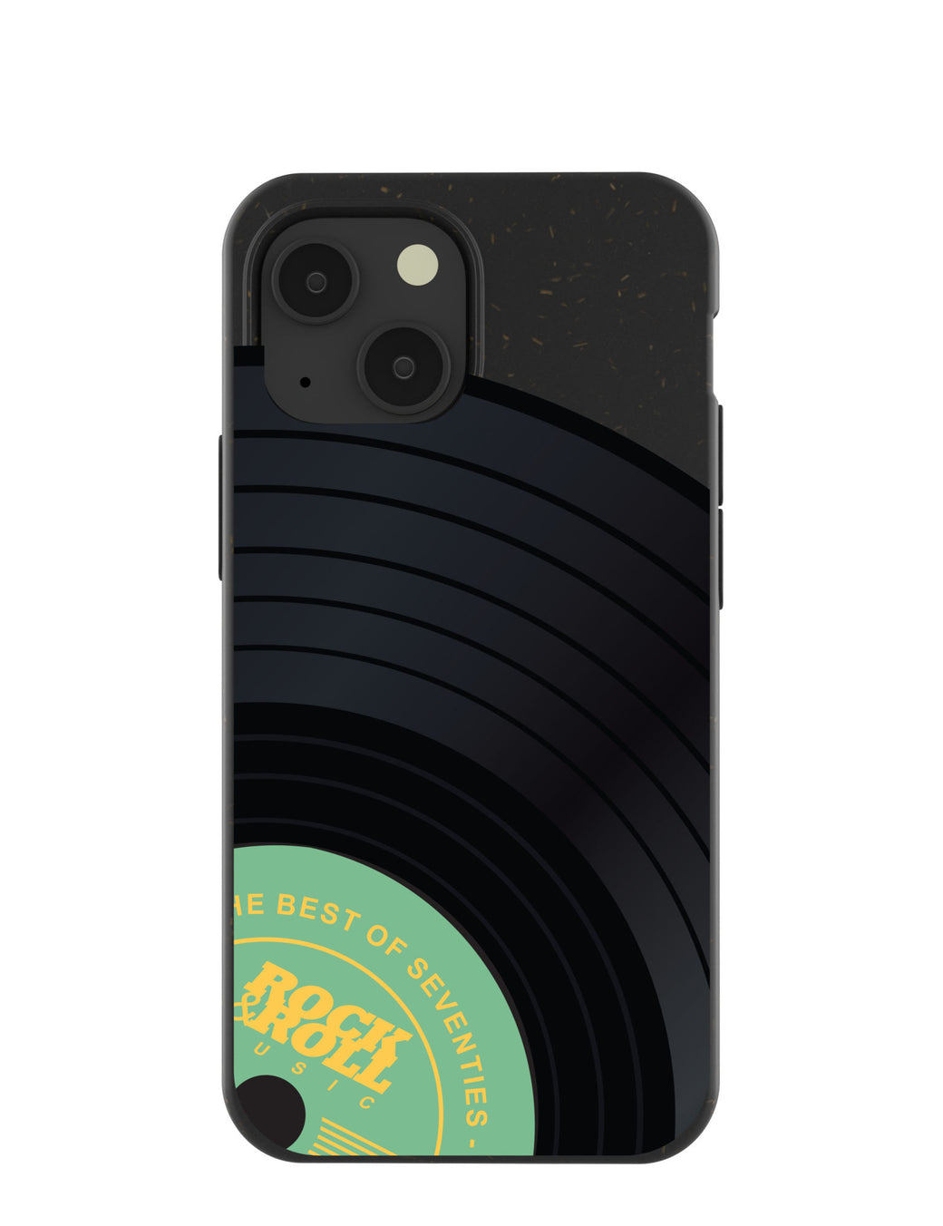 Black Vinyl Vibes iPhone 13 Mini Case