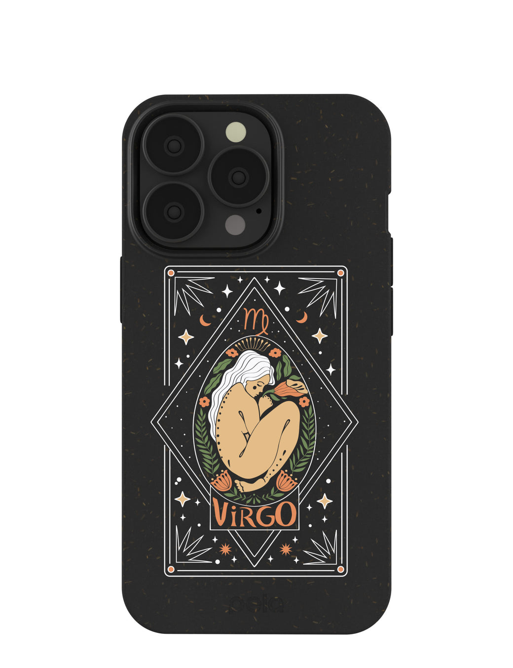 Black Virgo iPhone 13 Pro Case