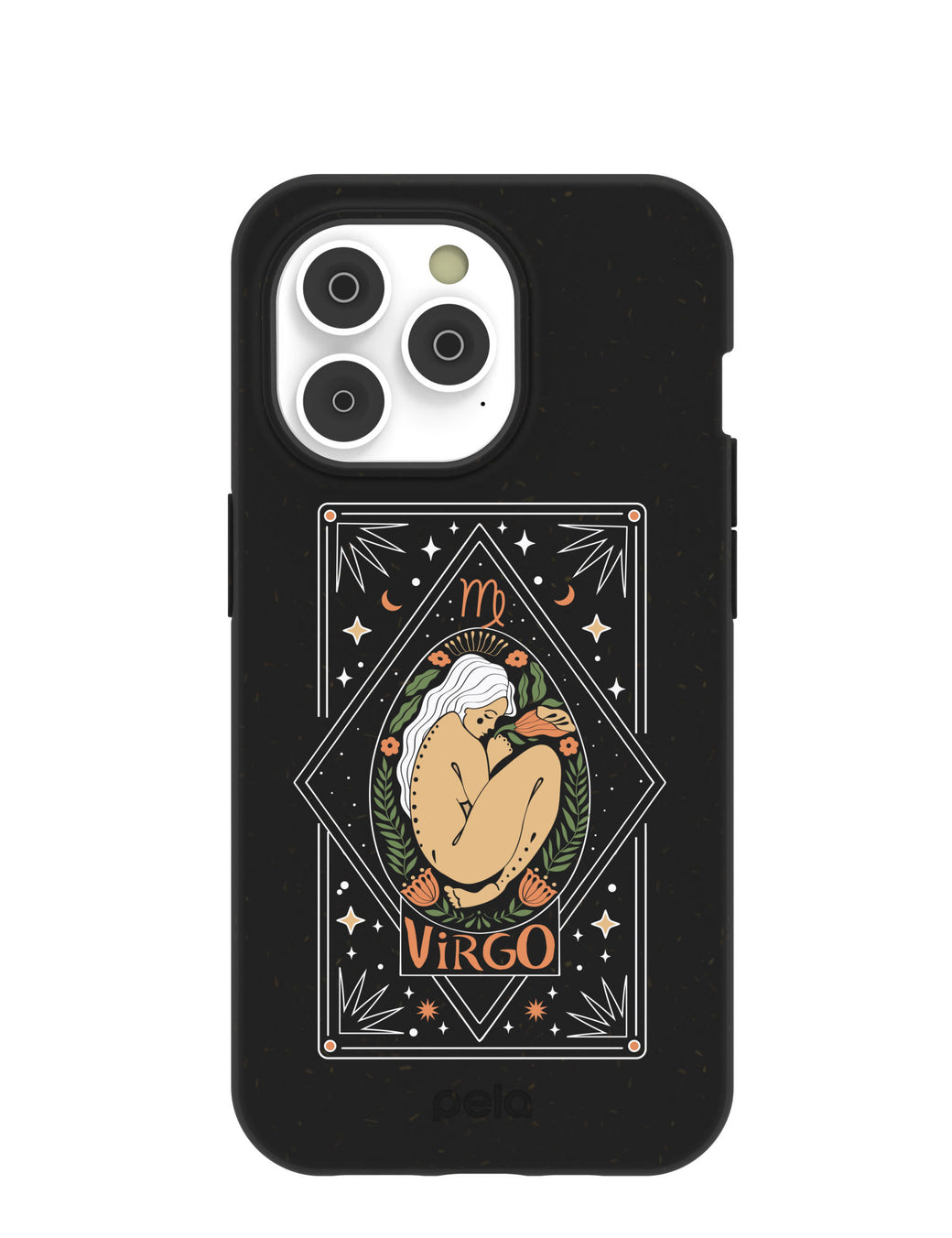 Black Virgo iPhone 14 Pro Case with MagSafe Module