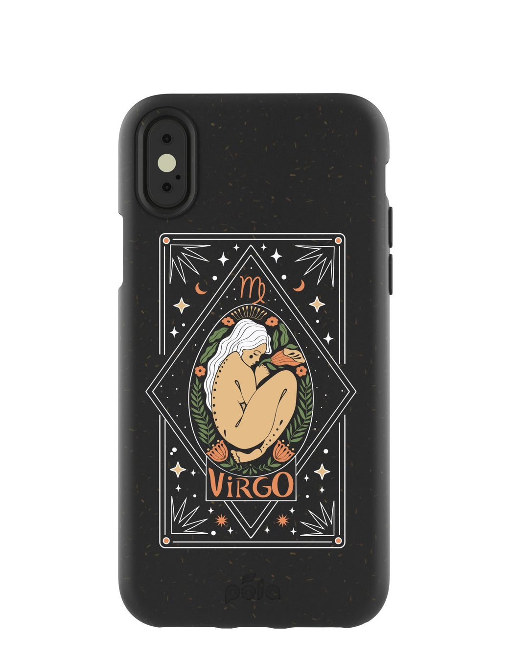 Black Virgo iPhone X Case