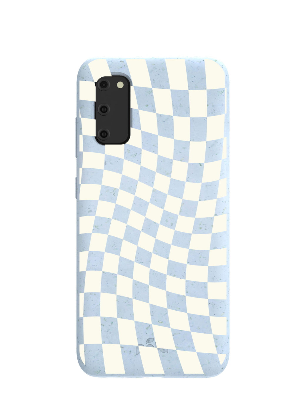 Powder Blue Warped Checkers Samsung Galaxy S20 Case