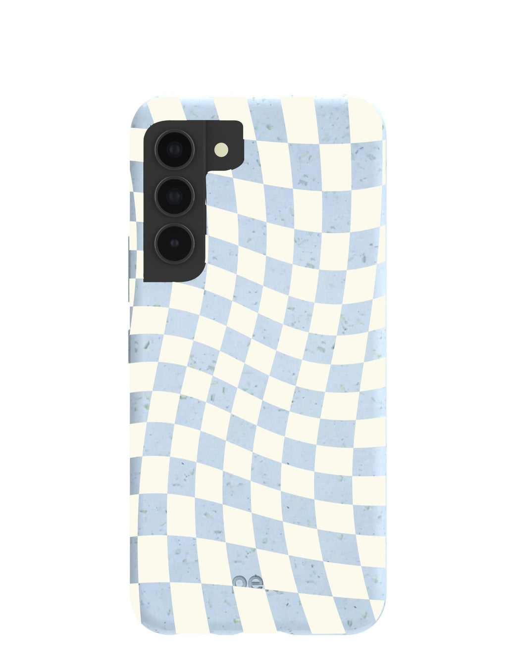 Powder Blue Warped Checkers Samsung Galaxy S22 Case