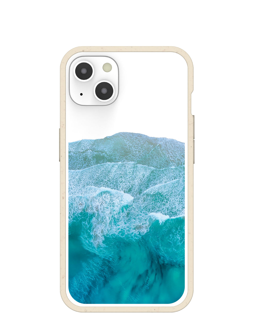 Clear Waves iPhone 13 Case With London Fog Ridge