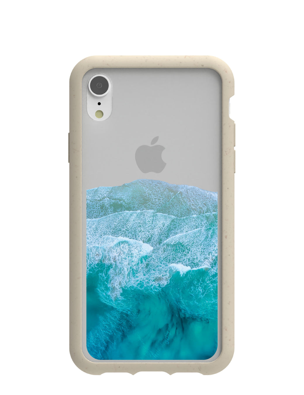 Clear Waves iPhone XR Case With London Fog Ridge