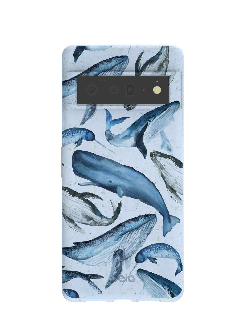 Powder Blue Whales Google Pixel 6 Pro Case