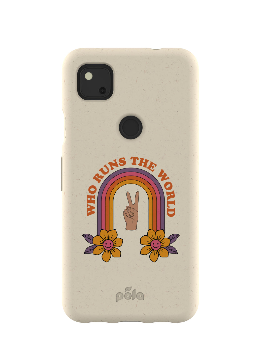 London Fog Who runs the world Google Pixel 4a Case