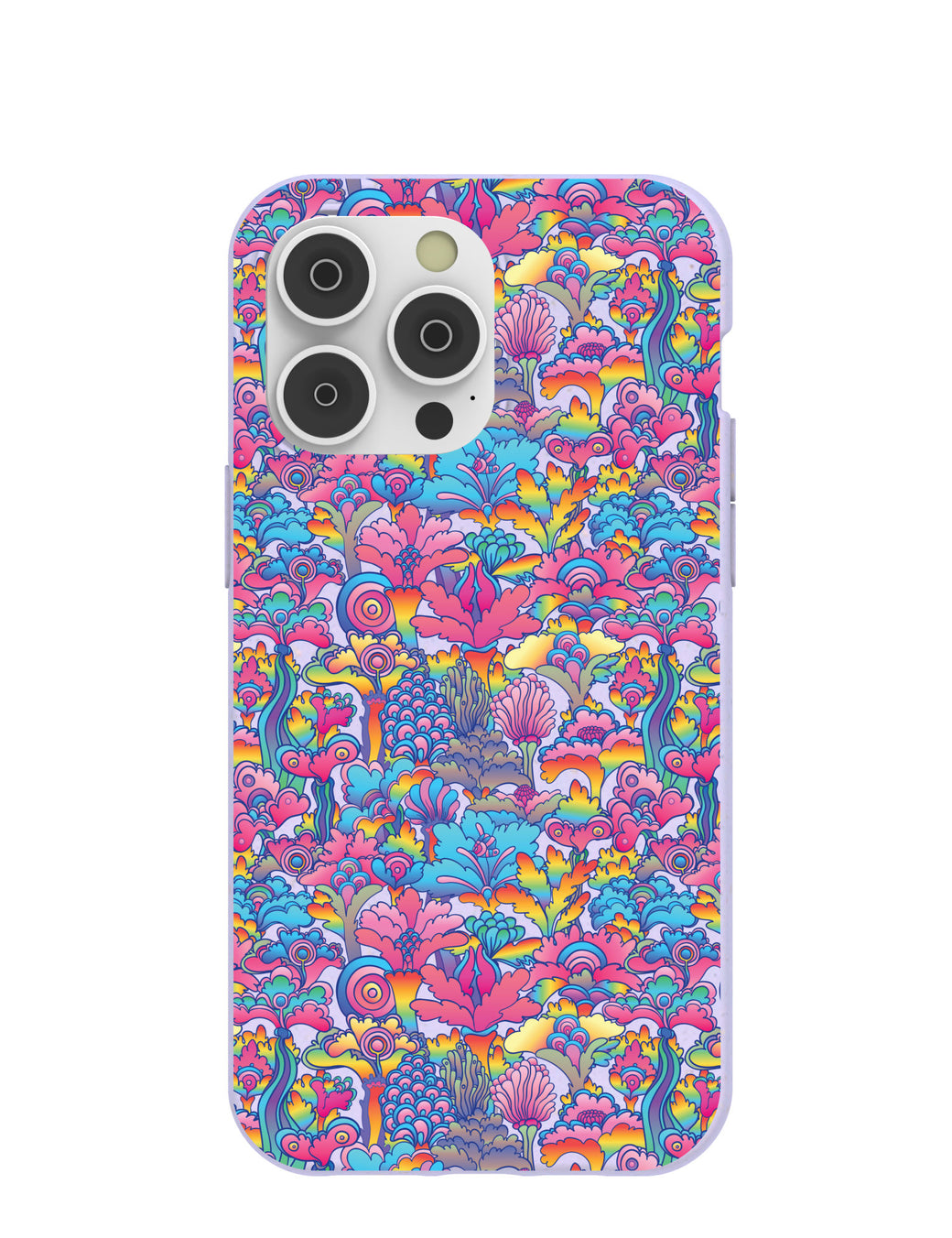 Lavender Wonderland iPhone 14 Pro Max Case with MagSafe Module