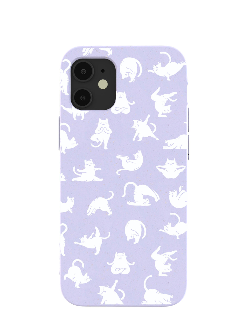 Lavender Yoga Cat iPhone 12 Mini Case