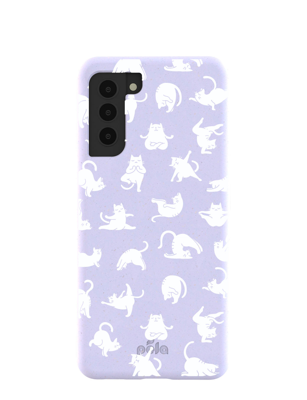 Lavender Yoga Cat Samsung Galaxy S21 Case