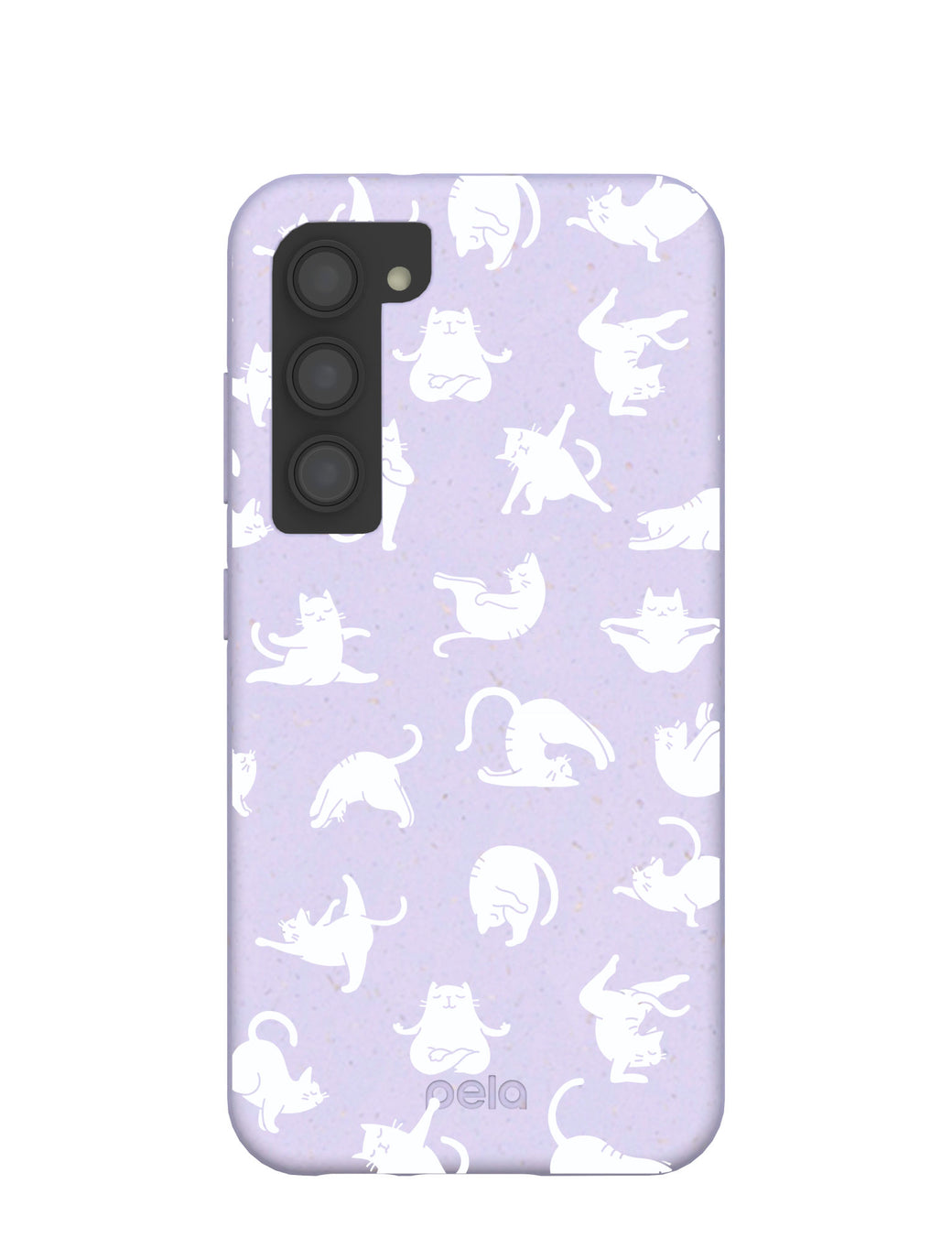 Lavender Yoga Cat Samsung Galaxy S23 Case