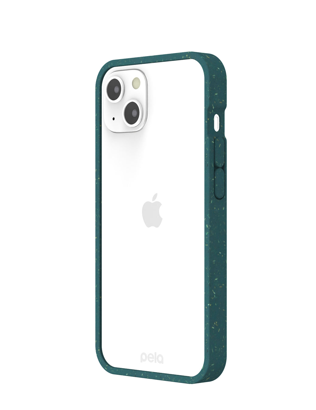 Clear iPhone 13 Case with Green Ridge