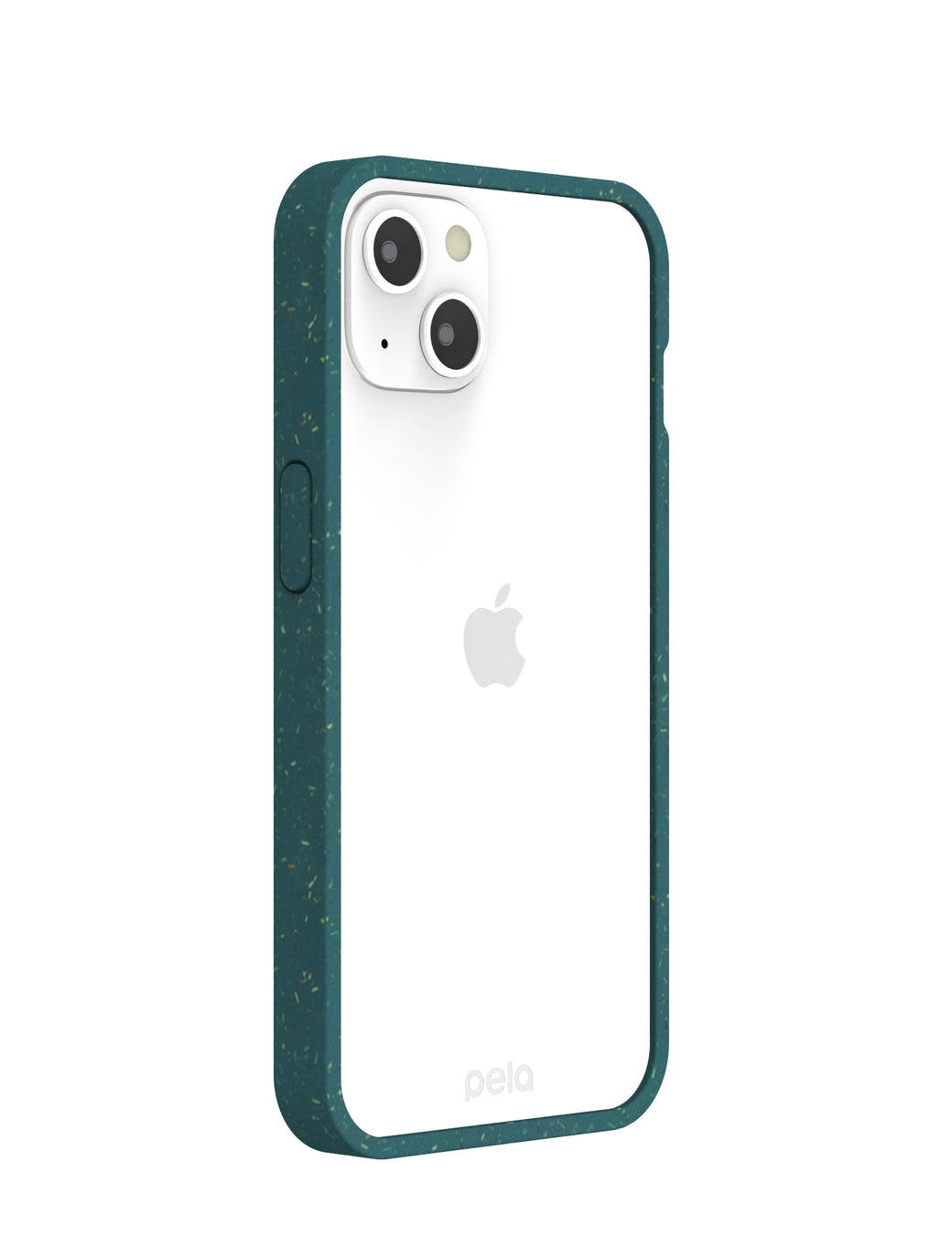 Clear iPhone 13 Case with Green Ridge
