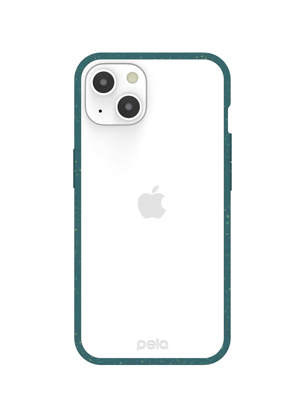 Clear iPhone 13 Case with Green Ridge