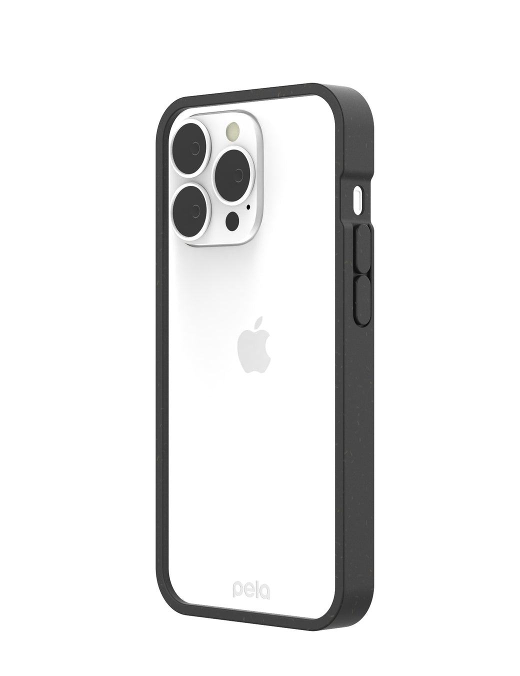 Clear iPhone 13 Pro Case with Black Ridge